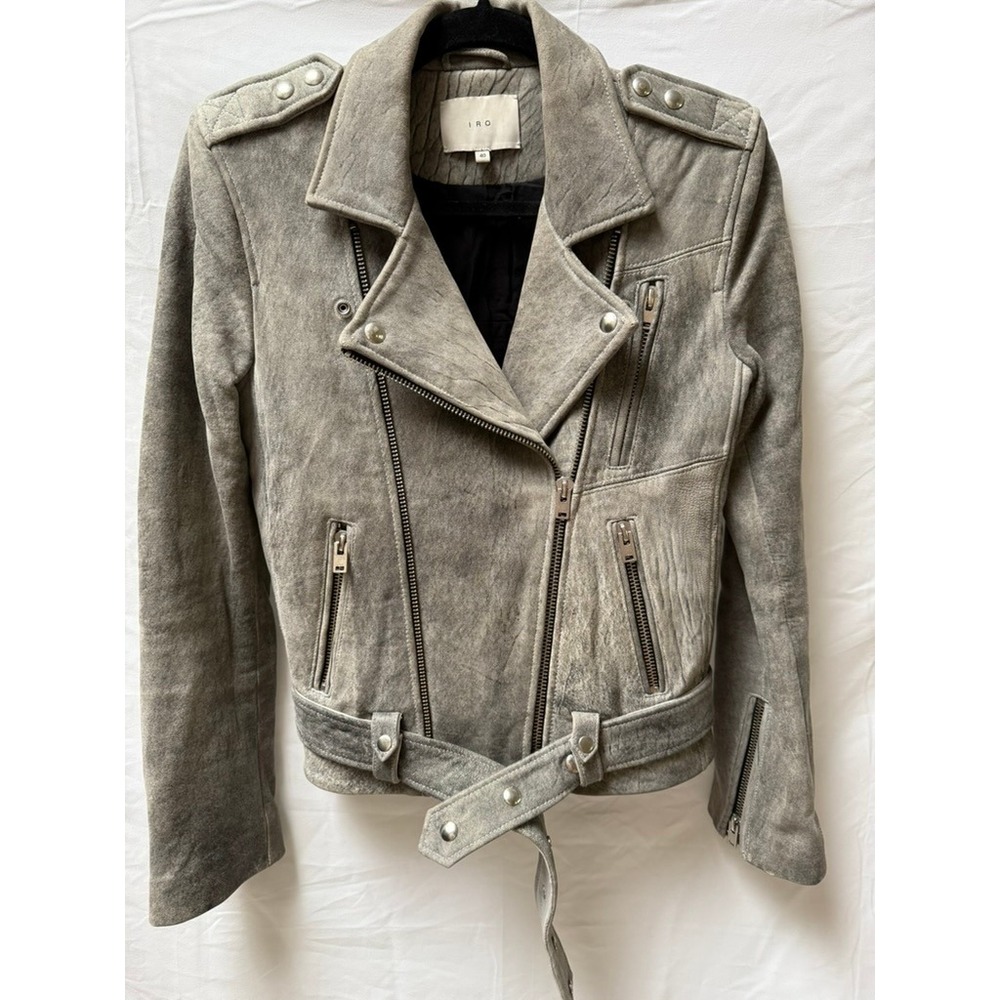 IRO JOVA LEATHER MOTO JACKET